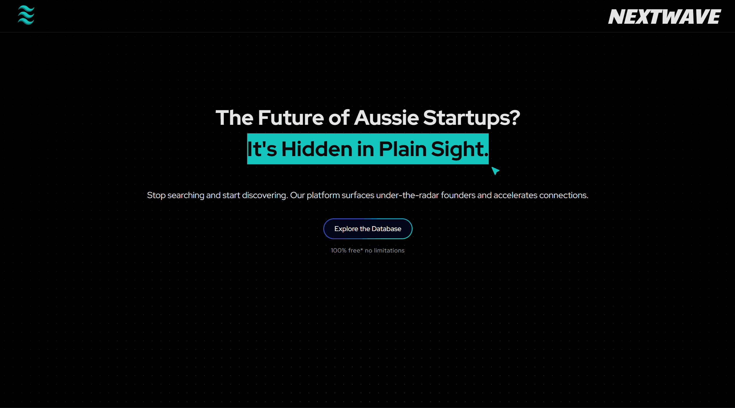 Nextwave platform interface - 1