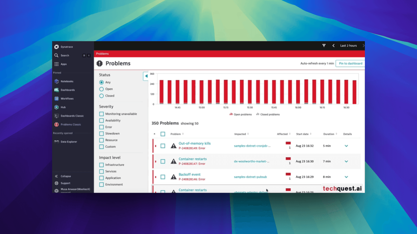 Rule-based alert classification dashboard