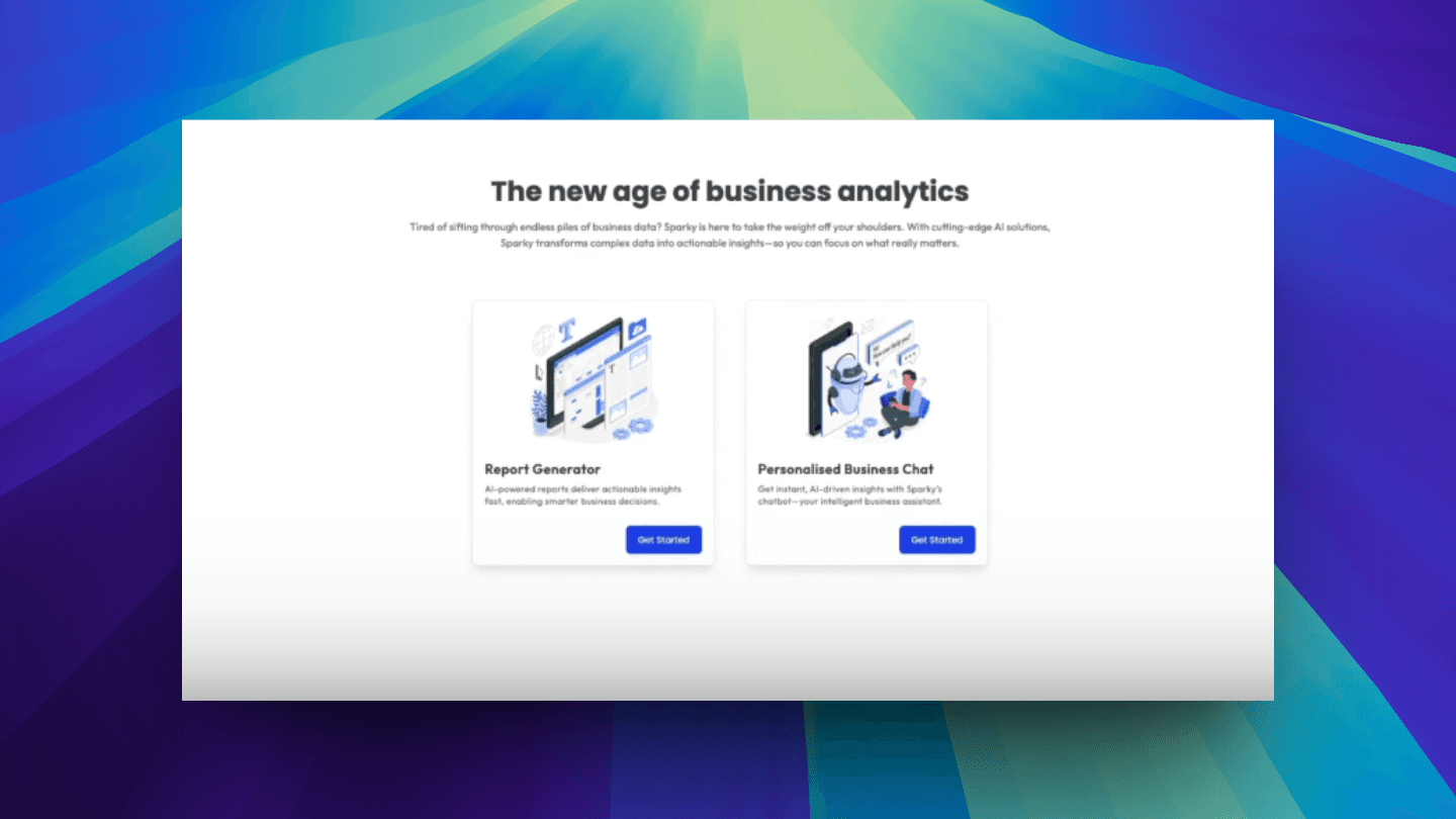 Automated insights and reporting workspace